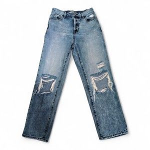 Pacsun High-Rise Straight Jeans Size 25  Light Wash‎